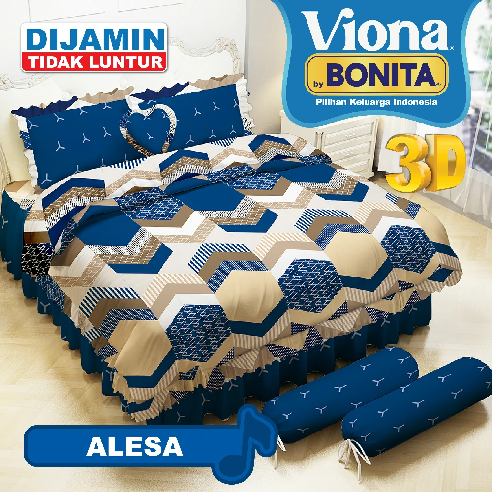 Viona Bedcover Set Rumbai Double - Alesa